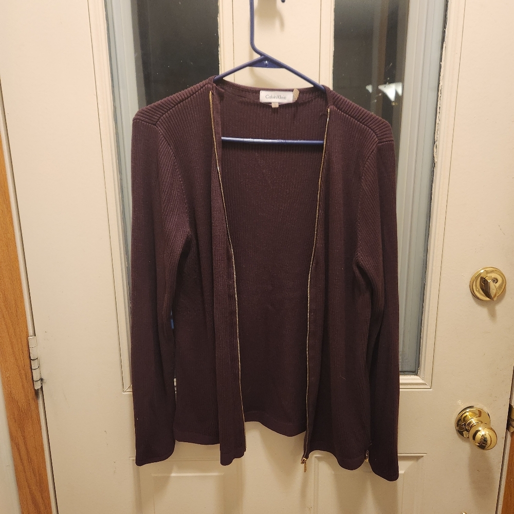 Calvin Klein Ribbed Cardigan - Picture 5 of 5